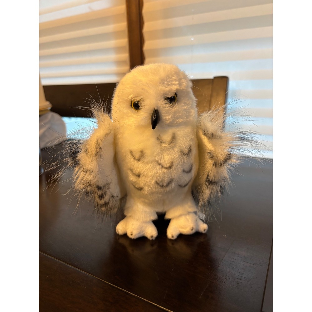 Douglas Cuddle Toys Snowy Owl Plush White Black Spotted Bird Stuffed Animal